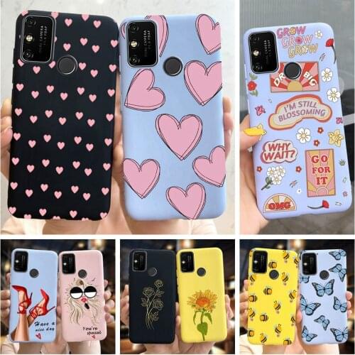 For Huawei Y9a Honor 9A Case 2020 Silicon Cover Soft Bumper Coque For Huawei Honor 9A Phone Shell MOA-LX9N Y 9A Love Heart Funda