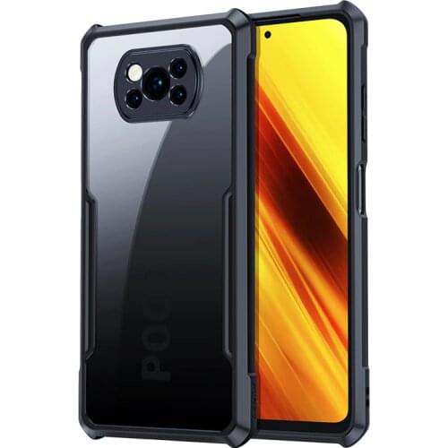 Xundd Case For Xiaomi POCO X3 Case Shockproof Transparent Shell Protective Airbags Cover For Xiaomi Pocophone Poco X3 NFC Case