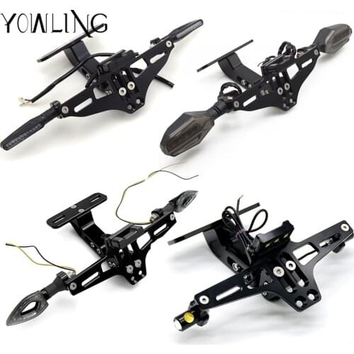 For Honda CB1000R CB 1000R CB 1000 R CB1000 R 2008 2009 2010 2012 License Number Plate Turn Signal Light Holder Bracket