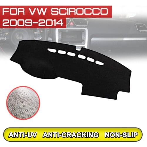 For Volkswagen Scirocco 2009 2010 2011 2012 2013 2014 Car Dashboard Mat Anti-dirty Non-slip Dash Cover Mat UV Protection Shade