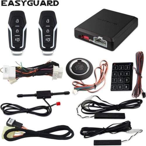 EASYGUARD CAN BUS plug & play PKE kit fit for petrol Ford S-max Territory kuga push start remote engine start keyless entry