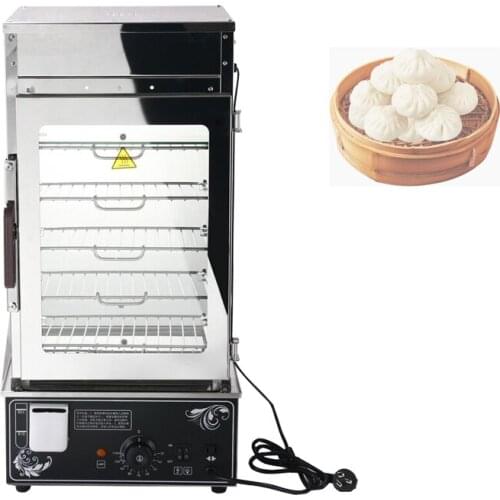 Commercial steaming charter convenience store small desktop heating steamed bun oven display electric heating warming cabinet