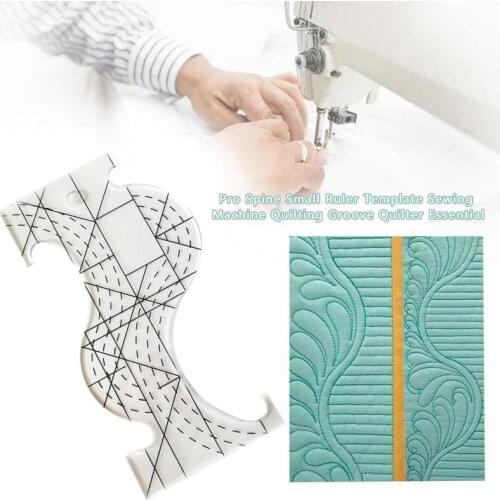 Small QuilterS Groove ProSpine Ruler For Sewing Machine Ruler Template Home Sewing Parts Tools New