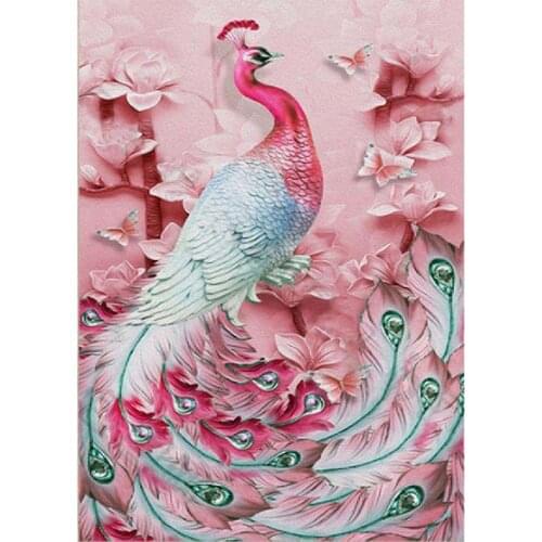 2021 New Sika Deer Full Round Drill Diamond Painting Kit Owl Unicorn Diamond Embroidery Mosaic Cross Stitch Home Decoration Gift