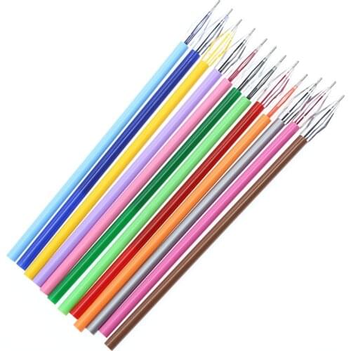 12pcs/12 Color Gel Pen Accessories Painting Mark 0.5mm Children Students Stationery Gifts School Office Supplies