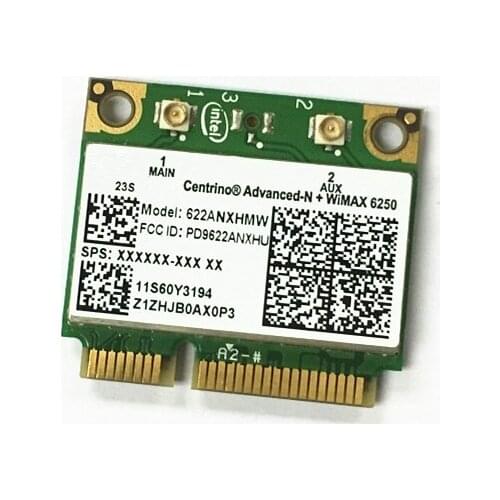 SSEA Wholesale New For Intel Advanced-N WiMAX 6250 ANX 622ANXHMW half Mini PCI-E for LENOVO Thinkpad FRU:60Y3194 60Y3195