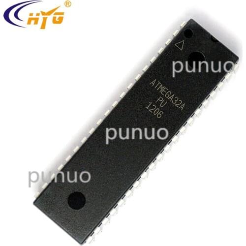 Original Authentic ATMEGA32A-PU Encapsulation DIP40 8-bit Atmel Microcontroller 128K Bytes In-System Programmable Flash
