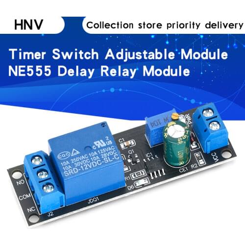 DC 12V Time Delay Relay NE555 Time Relay Shield Timing Relay Timer Control Switch Car Relays Pulse Generation Duty Cycle