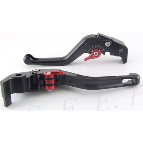 SFEP 3D Short CNC Adjustable Motorcycle Brake and Clutch Levers with Carbon Fiber Inlay Type For Honda CBR600RR 2007-2019