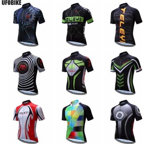 UFOBIKE Cycling Jersey 2019 Bike Shirt Summer Breathable Cycling Clothing Maillot Ciclismo Pro Team MTB Bicycle Jersey Top