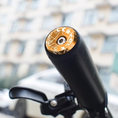 1 Pair Bicycle Grip Handlebar End Cap Aluminium Alloy Lock MTB Mountain Handle Bar Grips End Plugs for Bike Accessories