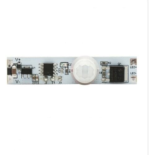 3.7V-24V 8A DC LED Infrared Sensor Controller Wardrobe Light Cabinet Light Sensor Switch Control Board