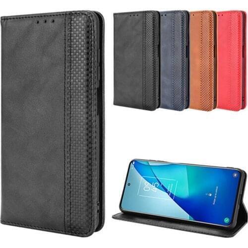 4-Color Leather Mobile phone holster flip ccover protective case Shell for TCL 20L/ TCL 20L+/ 20Lite Plus