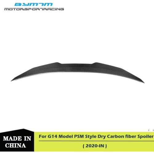 Car exterior decoration PSM Style Excellent Dry Carbon fiber Spoiler For BMW 8 Series G14 F91 M8