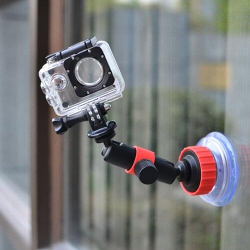Suction Cup Car Holder Suction Cup Monitor Bracket Strong Suction 360-degree Rotation Car Bracket For Sports Camera