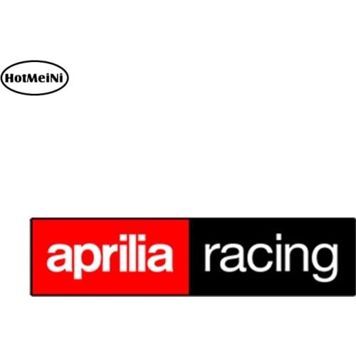 HotMeiNi Car Styling Car Sticker Aprilia Sponsor Autocollants Auto Moto Vinyle Stickers Racing Rally Voiture 15cm x 3.6cm