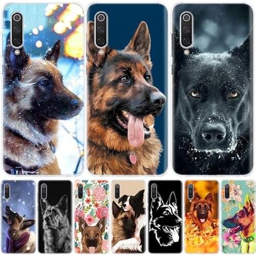 German Shepherd Dog Phone Case for Xiaomi Redmi Note 10 9S 9 8T 9 8 7 7A 8A 9A 9C 6A 6 S2 K20 S30 Pro Fashion Cover Capa