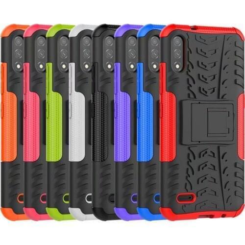100pcs/Lot 2 In 1 Comb Armor Hybrid TPU+PC Hard Cover Case For Xiaomi 11 POCO X3 C3 M2 Redmi K40 Note 10 9 9A 9C Pro Lite