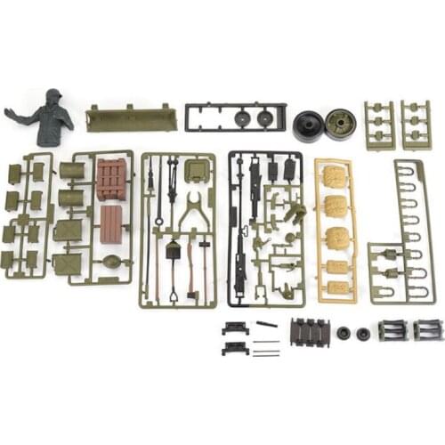 For 1/16 Henglong Tank 3898-1 USA Sherman M4A3 RC Tank Plastic Soldier Accessories Parts Bag