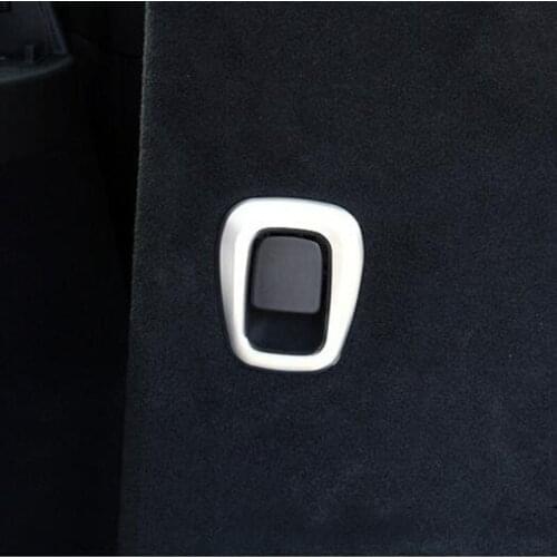 For BMW 2 Series 2015-2018 1PC ABS Chrome Car Matte Silver Second Row Of Back Leaning Handles Cover Trim Car Styling Accessories