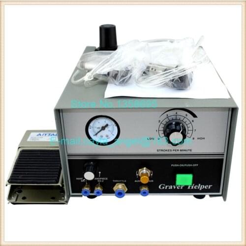 220v Gravers double ended Pneumatic engraving machine Engraving machine The handle with two work