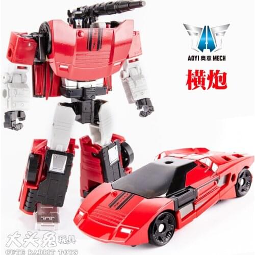 Black Mamba Transformation Toy Star Fire Horizontal Gun Alarm Hall Sports Car Model Red Alarm Robot Toy Human
