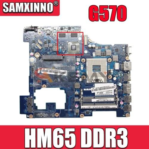For LENOVO Ideapad G570 Laptop motherboard LA-6753P 216-0774207 HM65 DDR3 Mainboard