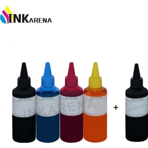 INKARENA 5 Bottle 100ml Printer Ink Refill Kit Replacement For HP for Epson For Canon For Brother for Dell Inkjet Ciss Cartridge