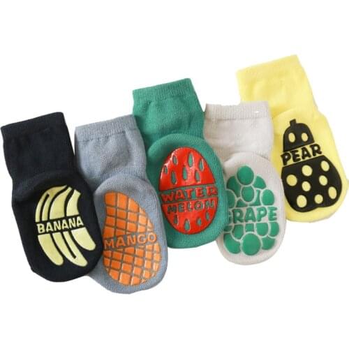 New Non-slip Newborn Baby Baby Toddler Floor Socks Soft Bottom Children Cartoon Socks