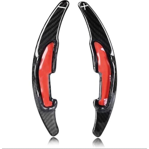 New 2pcs Carbon Fiber Steering Wheel Shift Paddle Shifter Extension For BMW M2 M3 M4 M5 M6 X5M X6M Styling Paddle Gearbox