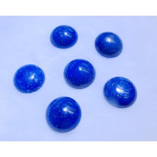 Wholesale Natural Lapis Lazuli stone Cabochons 8x12mm oval Semi precious stone jewelry cabochons 10pcs/lot