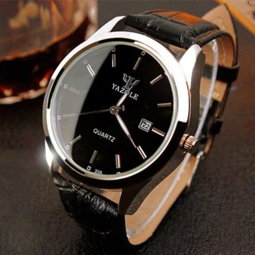 Hot Brand YAZOLE watch men Calendar Fashionable Blu-ray male quartz watch Korean relojes hombre relogio feminino quartz-watch
