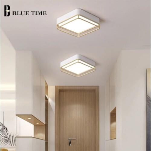 Simple Ceiling Light White Aisle Lamp For Home Decoration Minimalist Living Dining Room Fixture Lustre Balcony Small Luminaire