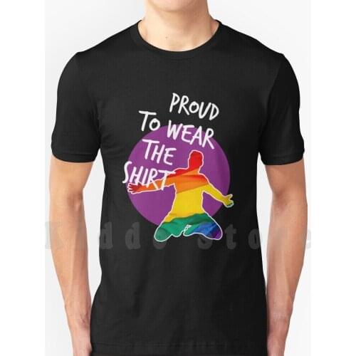 Proud To Wear The Shirt-Male T Shirt DIY Big Size 100% Cotton Football Soccer Soccer Ball Mls Mundial Euro 2020 Goal