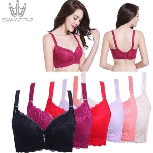 Sexy Lace Lingerie Super Push Up Brassiere Bras For Women Woman Brazers Plus Size Bralette Girl Daily Comfortable Underwear