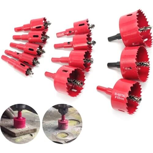 12pcs 16mm-75mm Diamond Coated Drill Bit Tile Marble Glass Ceramic Hole Saw Drilling Bits For Power Tools