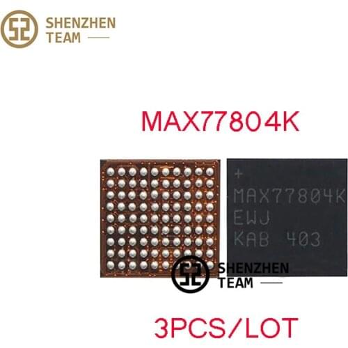 SZteam 3PCS PMIC MAX77804K MAX77804KEWJ Small Power Supply IC For SAMSUNG S5 I9600 G900F G900H G900P Integrated Circuits