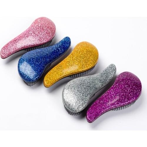 1pc Magic Anti-static Hair Brush Handle Tangle Detangling Comb Hair Brush Comb Hairdressing Hair Tools Massage Hairbrush Comb
