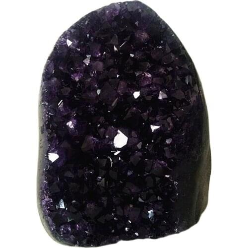 High quality Uruguay stone amethyst geode crystal quartz cluster home decor display amethyste pierre naturelle