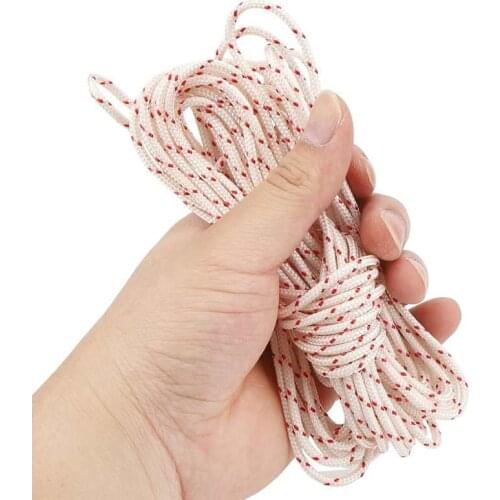 10m/32.8ft Fiber Chainsaw Lawn Mower Starter Rope Cord Replacement Outdoor Equipment Garden Tools Accessories