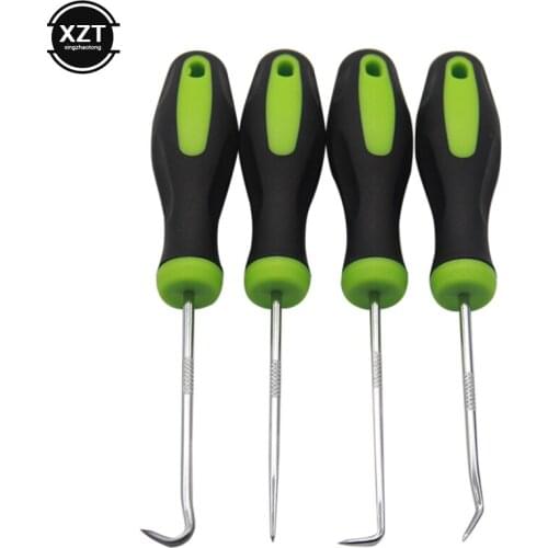 4pcs/Set Car Extra Long Hook And Pick Tools Set O-Ring Seal Remover Craft Hobby Tool Car Oil Seal Screw Driver