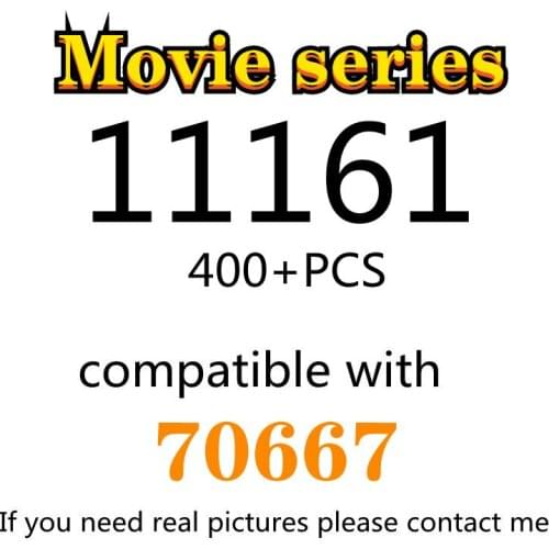 400PCS 11161 Building Block Toy Movie Series 70667 Assembled Building Block Childrens Toy Gifts
