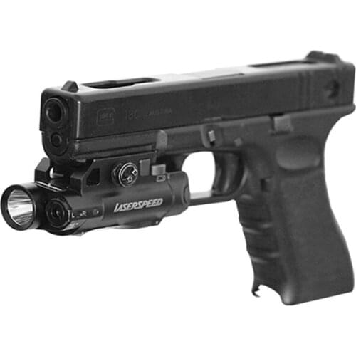 Acecare Drop shipping LS-CL7 Tactical Hunting Green Laser Designator Sight With LED Flashlight