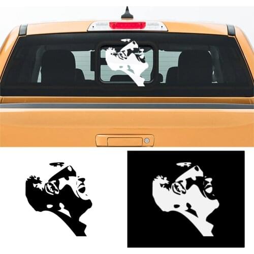 Free shipping 1Piece singer-songwriter musician and composer The Genius RAY CHARLES pickup window sticker