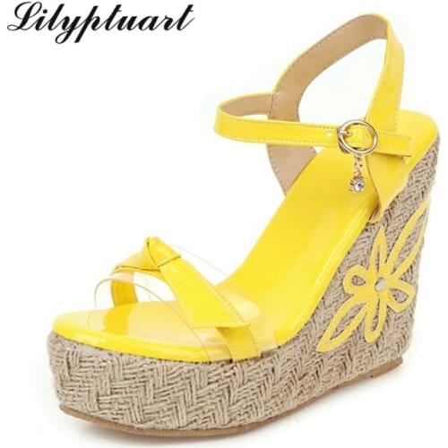 Best selling womens comfortable sexy flower high heels 2020 wedges womens sandals casual anti-slip fashion sandals