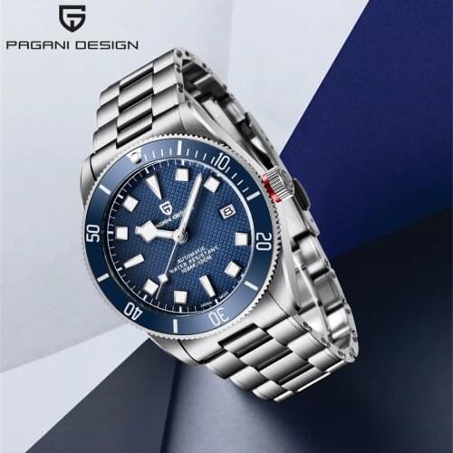 2021 PAGANI DESIGN Mens Mechanical Watches Top Luxury Brand Mens Wrist Watch Stainless Steel Automatic Watch NH35 Reloj Hombre