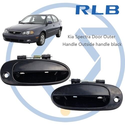 Black Exterior Outside Door Handle Left Right For Kia Sephia 1998 1999 2000 2001 Spectra 2000 2001