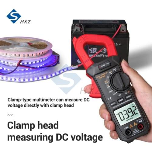 Digital Multimeter ST209 Clamp Meter 6000 Counts True RMS Amp DC/AC Current Clamp Tester Meters Voltmeter 400v Auto Range