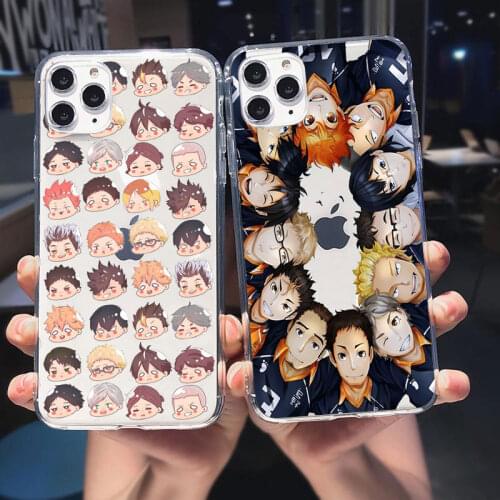 Haikyuu Hinata attacks Anime Soft Silicone TPU Phone Case For iPhone 11 12 Pro Max 6s 7 8 Plus SE 2020 XS XR XS Max Fundas Coque