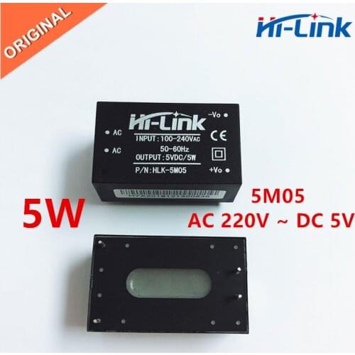 HLK-5M05 AC-DC 220V to 5V Step-Down Power Supply Module Intelligent Household Switch Power Supply Module